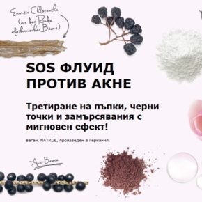BIO:VÉGANE БИО АСАИ SOS ФЛУИД ПРОТИВ ПЪПКИ