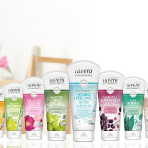 Обновени душ продукти lavera